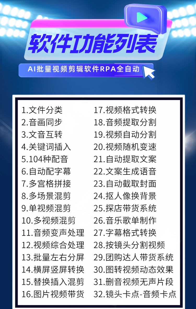 图片[2]-RPA全自动AI批量视频剪辑系统