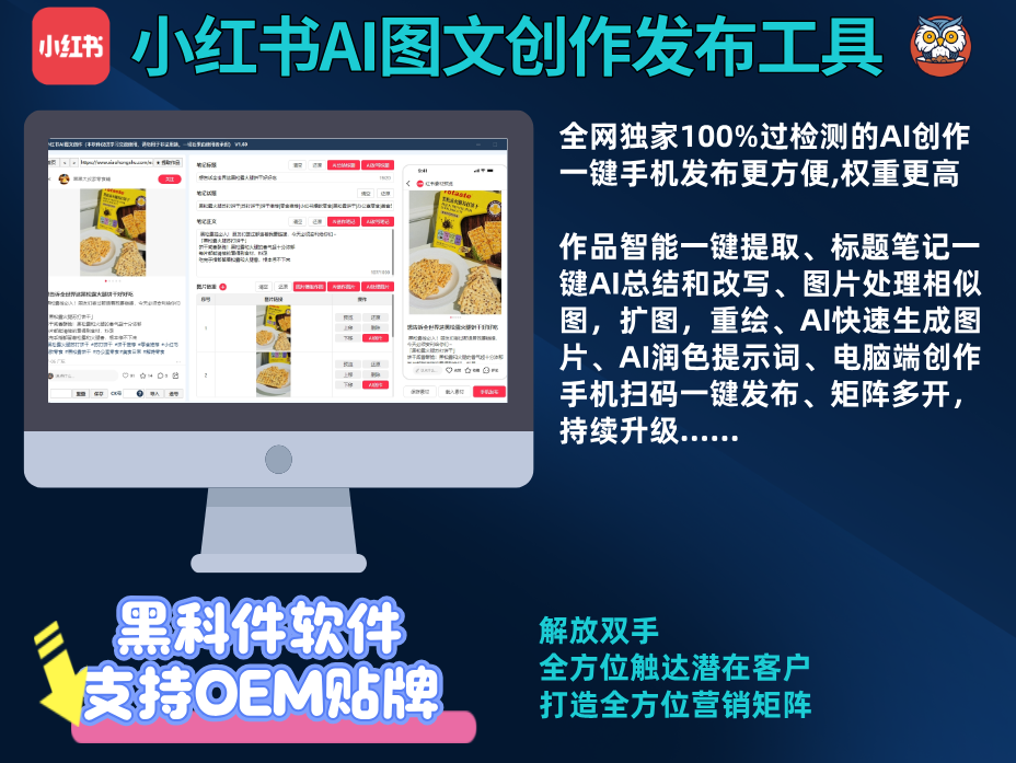 小红书AI图文创作发布工具
