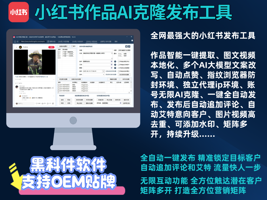 图片[1]-小红书AI矩阵克隆发布工具(正版自动更新)