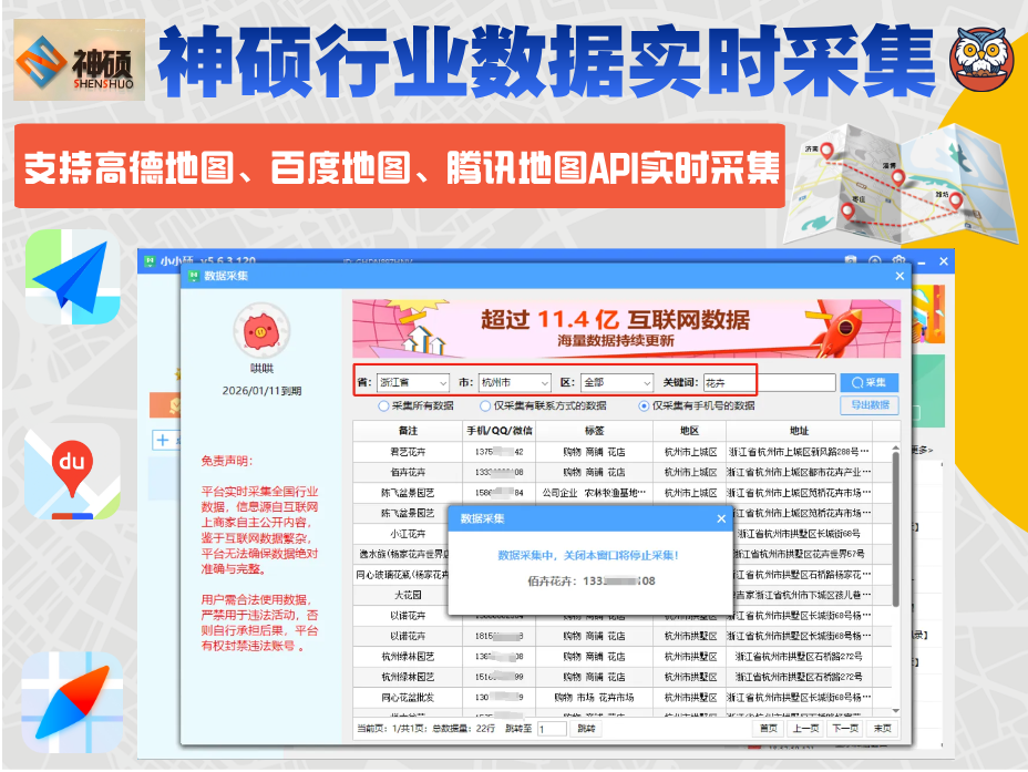 神硕行业数据实时采集(正版)